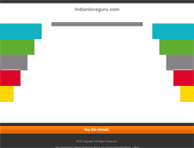 Tablet Screenshot of indianloveguru.com